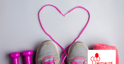 chaussure et équipement de sport + coeur en lacet