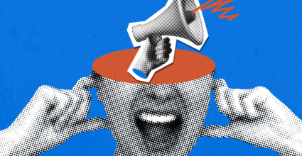 illustration collage bruit au travail