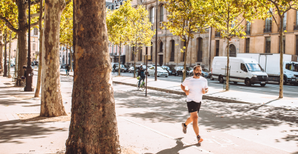 Courir pendant le confinement à paris