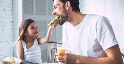 manger, bon pour la santé et pour le moral