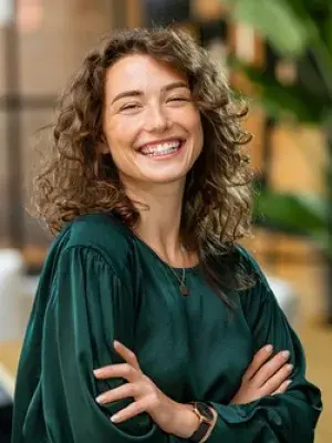 femme heureuse