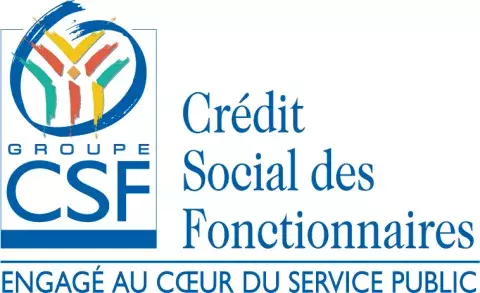 Logo crédit social des fonctionnaires engagé au coeur du service public partenaires financiers mmj 